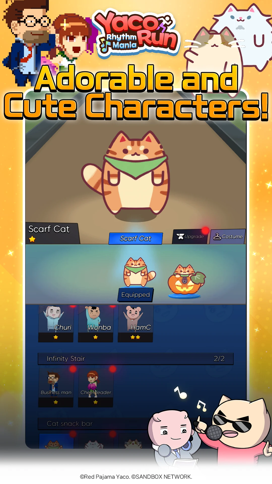 Yaco Run Rhythm - Cat SnackBar screenshot
